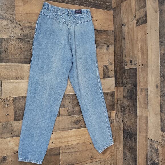 Vintage Punky Womens‎ Denim Blue 100% Cotton Jeans Retro Casual Minimalist - Picture 5 of 13